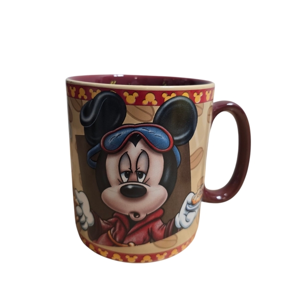 Disney Parks Authentic Mickey Mouse 'Mornings Aren't Pretty' Coffee Mug, 24oz - Picture 3 of 7
